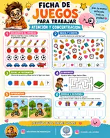 Vista previa - Juegos / Gamificación - Atención y concentración - página 1