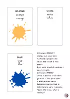 anteprima - Flashcard - CARTE PER APPRENDERE: ANIMALS AND COLORS - Pagina 3