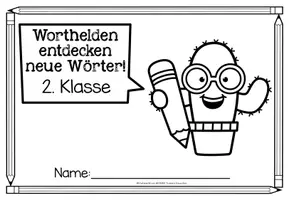 Vorschau - Arbeitsblätter - Wort des Tages Klasse 1 & 2 – Grundwortschatz | Druckschrift | Schreiben & Lesen - Seite 2