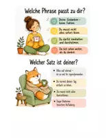 Vorschau - Fördermaterial/Inklusion - 16 kostenlose Karten gegen Angst & Grübeln - Seite 1