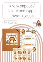 Vorschau - Mal- und Bastelvorlagen - Materialpaket Löwenklasse - Seite 1