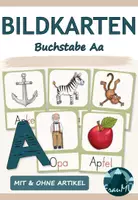 Vorschau - Bildkarten - Bildkarten Buchstabeneinführung & Lautverbindungen | Klasse 1 | A–Z | wachsendes Materialpaket - Seite 1