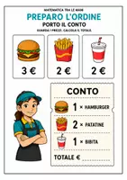 anteprima - Materiale di supporto/inclusione - MATEMATICA TRA LE MANI - PREPARO L'ORDINE - Pagina 2