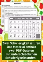 Vorschau - Spiele - Wortsuchrätsel mit dem Fingeralphabet der Gebärdensprache – Obst und Gemüse - Seite 3