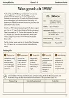 Vorschau - Arbeitsblätter - Österreichischer Nationalfeiertag Arbeitsblatt Klasse 7–8 - Seite 1