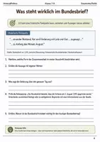 Vorschau - Arbeitsblätter - Schweizer Bundesfeiertag Arbeitsblatt Klasse 7–8 - Seite 3