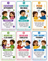 Vista previa - Hojas de trabajo - Habilidades Sociales - página 1