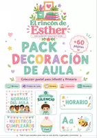 Vista previa - Decoración del aula - Pack decoración de aula | Normas, horario, cumpleaños y abecedario - Portada
