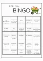 Vorschau - Spiele - Ferienbingo Frühlings Edition - Seite 1