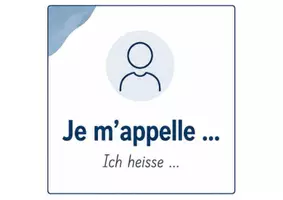 Vorschau - Bildkarten - Je me présente - Seite 1