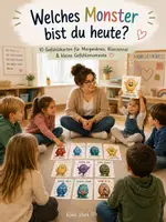 Vorschau - Poster - Die Gefühlsmonster sind los! – 10 Gefühlskarten für Morgenkreis & Klassenrat - Seite 1
