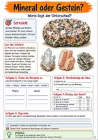Vorschau - Arbeitsblätter - Gesteine im Kreislauf - 4 Arbeitsblätter mit Lösungen | Freebie - Seite 2