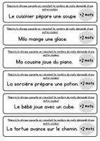 Aperçu - Feuilles d'exercices - Agrandir des phrases - Page 2