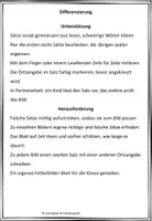 Vorschau - Arbeitsblätter - Fehlersätze auf Satzebene - genaues Lesen üben - Seite 3
