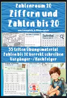 Vorschau - Arbeitsblätter - Ziffern und Zahlen bis 20 - Orientierung im ZR 20 - Deckblatt
