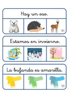 Vista previa - Hojas de trabajo - TARJETAS DE LECTURA COMPRENSIVA - página 3