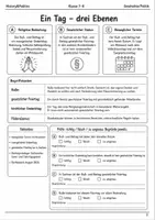 Vorschau - Arbeitsblätter - Buß- und Bettag Sachsen Arbeitsblatt Klasse 7–8 - Seite 1