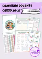 Vista previa - Para docentes: organización, planificación y formación - Cuaderno docente curso 26 27 - página 1