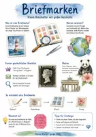 Vorschau - Arbeitsblätter - Lernplakat + Arbeitsblatt zum Thema "Briefmarke" + Onlineübung & MP3 + Mindmap + Infografik - Deckblatt