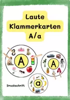 Vorschau - Spiele - Lautrad A/a, Klammerkarte Druckschrift - Deckblatt