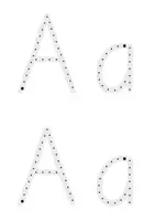 Vorschau - Arbeitsblätter - Buchstaben prickeln | Buchstabenweg, Buchstaben einführen - Seite 2