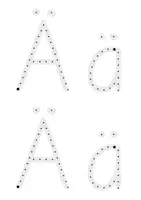 Vorschau - Arbeitsblätter - Buchstaben prickeln | Buchstabenweg, Buchstaben einführen - Seite 3