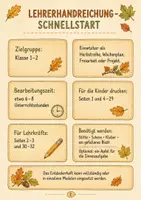 Vorschau - Stundenentwürfe - Herbst entdecken – Entdeckerheft Sachunterricht Klasse 2/3 | 26 Seiten mit Lösungen & Urkunde - Seite 1