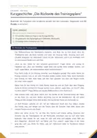Vorschau - Arbeitsblätter - Kurzgeschichte Klasse 9 – „Die Rückseite des Trainingsplans“ analysieren, mit Lösungen | Hauptschulabschluss 2027 Deutsch BW - Seite 1