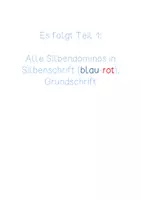 Vorschau - Stundenentwürfe - Silbenspiele - Silbendominos - Seite 3