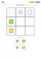 Aperçu - Feuilles d'exercices - 6 activités d’appariement visuel – Spécial TPS 2–3 ans | Je pose sur le même – Gratuit - Page 3
