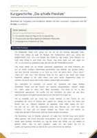 Vorschau - Arbeitsblätter - Kurzgeschichte Klasse 9 – „Die schiefe Preisliste“ analysieren, mit Lösungen | Hauptschulabschluss 2027 Deutsch BW - Seite 1
