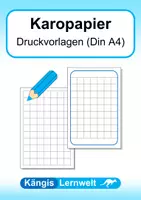 Vorschau - Anderer Materialtyp - Karopapier zum selbstausdrucken - mit vielen Varianten - Deckblatt