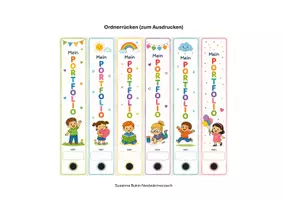 Vorschau - Poster - Kita Ordnerrücken Portfolio - Deckblatt