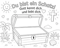 Vorschau - Stundenentwürfe - Du bist ein Schatz | Einstieg Christliche Religion Klasse 1 - Seite 3