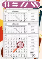 Vorschau - Arbeitsblätter - Wortsuchrätsel mit dem Fingeralphabet der Gebärdensprache – Zeit und Kalender - Seite 2