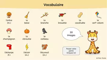 Vorschau - Spiele - Automne - Herbst Französisch Wortschatz-Spiel - Seite 2