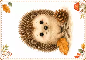 Vorschau - Bildkarten - Geschichtensäckchen Herbst 🍂 | 3 Mitmachgeschichten mit Waldtieren | Kita & Kindergarten - Seite 3