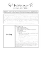 Vorschau - Arbeitsblätter - Sachaufgaben lösen | Sachrechnen | Fermi Aufgaben - Seite 2