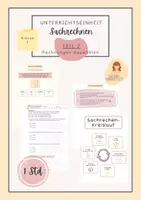 Vorschau - Arbeitsblätter - Sachaufgaben lösen | Sachrechnen | Rechnungen zuordnen - Deckblatt