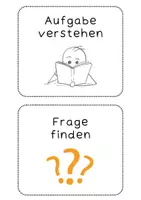 Vorschau - Poster - Sachaufgaben lösen | Merkblatt | Ablauf | Kreislauf - Seite 3