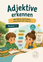 Vorschau - Arbeitsblätter - Adjektive Klasse 3 - Deckblatt