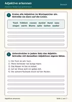 Vorschau - Arbeitsblätter - Adjektive Klasse 3 - Seite 2
