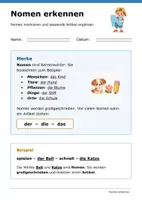Vorschau - Arbeitsblätter - Wortarten Klasse 3 - Seite 2