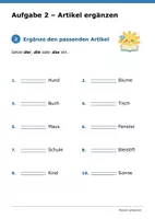 Vorschau - Arbeitsblätter - Nomen Klasse 3 - Seite 3
