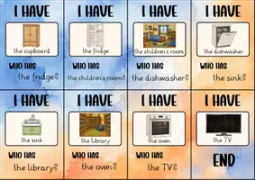 Vorschau - Spiele - I have Who has - Spiel (Begriffe von furniture and rooms) - Seite 2