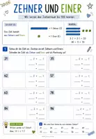 Vorschau - Arbeitsblätter - Zahlenraumerweiterung Mathe Klasse 2 - Zehner und Einer bis 100 - Seite 1