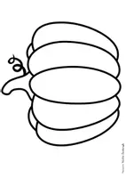 Vorschau - Mal- und Bastelvorlagen - Kunst im Herbst: Muster Kürbis - Seite 3
