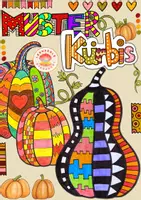 Vorschau - Mal- und Bastelvorlagen - Kunst im Herbst: Muster Kürbis - Deckblatt