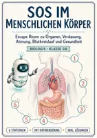 Vorschau - Stationenlernen - Organe, Atmung, Blutkreislauf | Escape Room - Seite 1