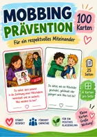 Vorschau - Arbeitsblätter - 🧡 Mobbingprävention – 100 Gesprächskarten🧡 - Deckblatt